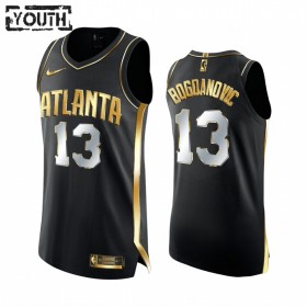 Dres Atlanta Hawks Bogdan Bogdanovic 13 2020-21 Crna Golden Edition Swingman - Dječji